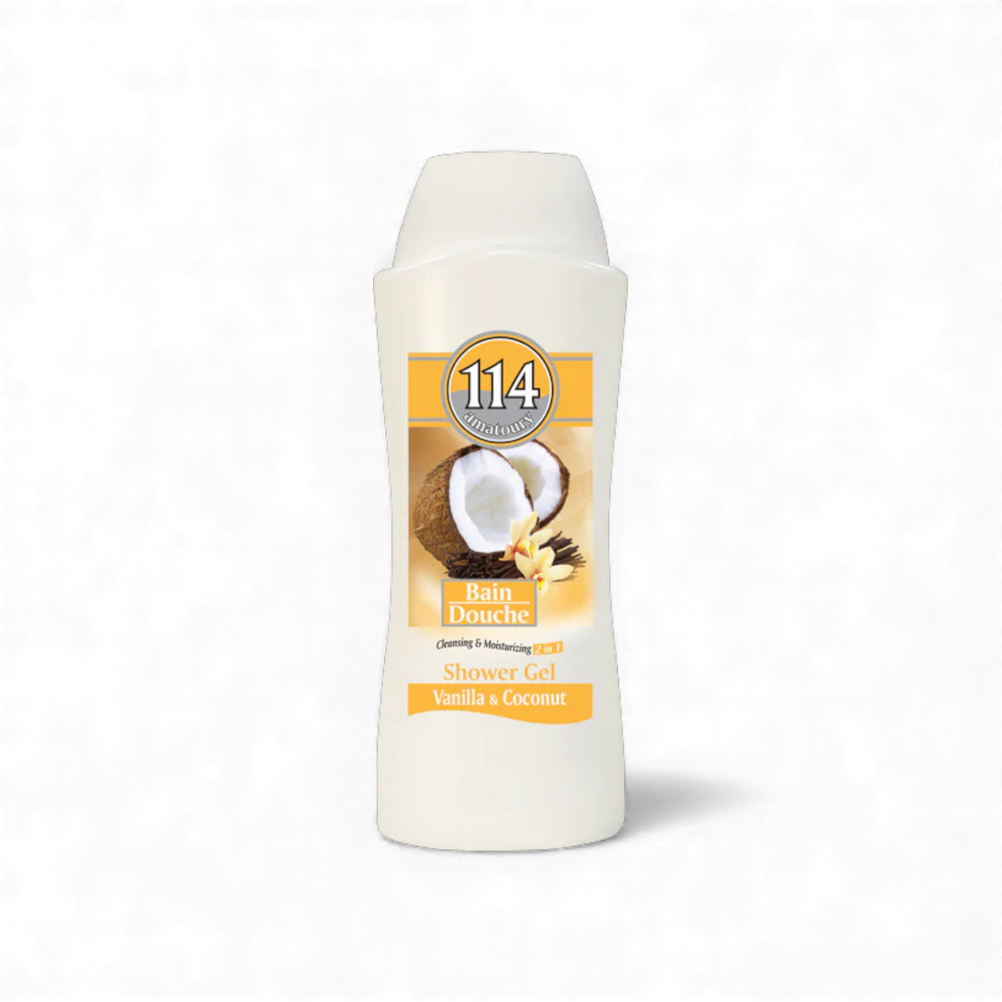 114 Shower Gel 2-in-1 - Vanilla & Coconut 650mL
