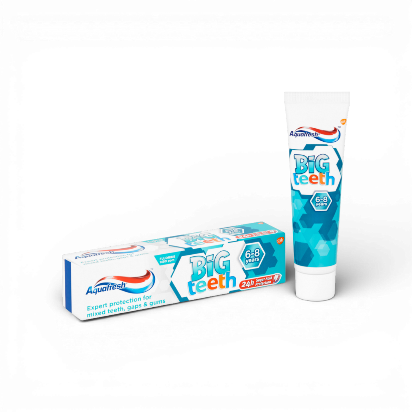 Aquafresh Big Teeth Toothpaste 6–8 Years – 50ml