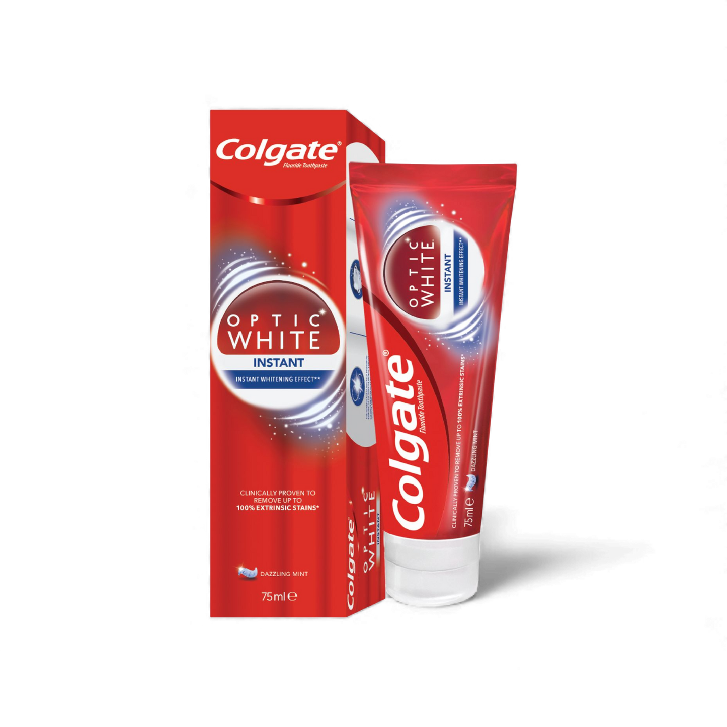 Colgate Optic White Instant Whitening Toothpaste - 75ml