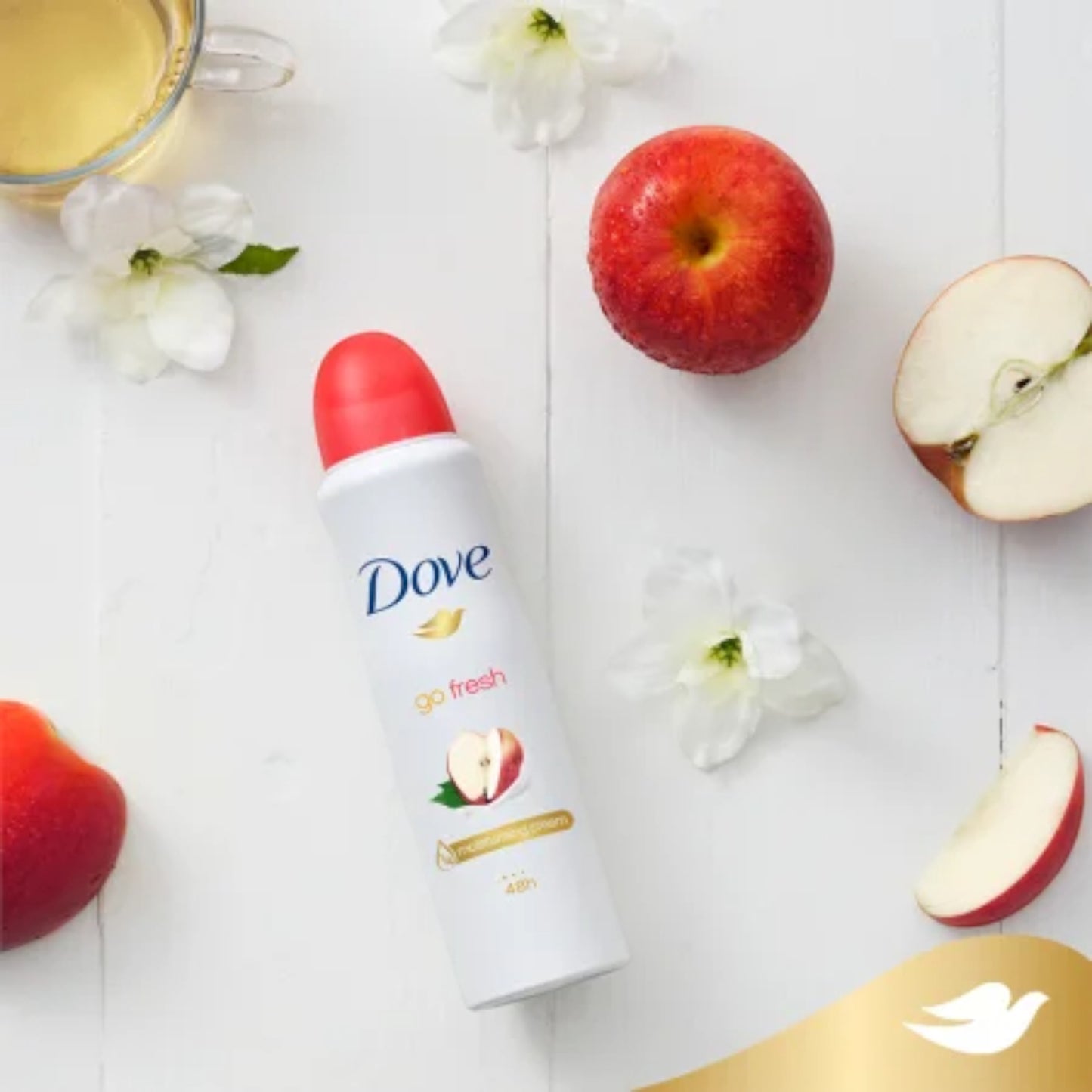 Dove Women Apple And White Tea Antiperspirant Deodorant Spray – 250ml