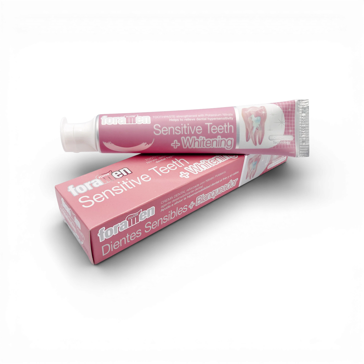 ForaMen Fluor Sensitive Teeth + Whitening Toothpaste – 100ml