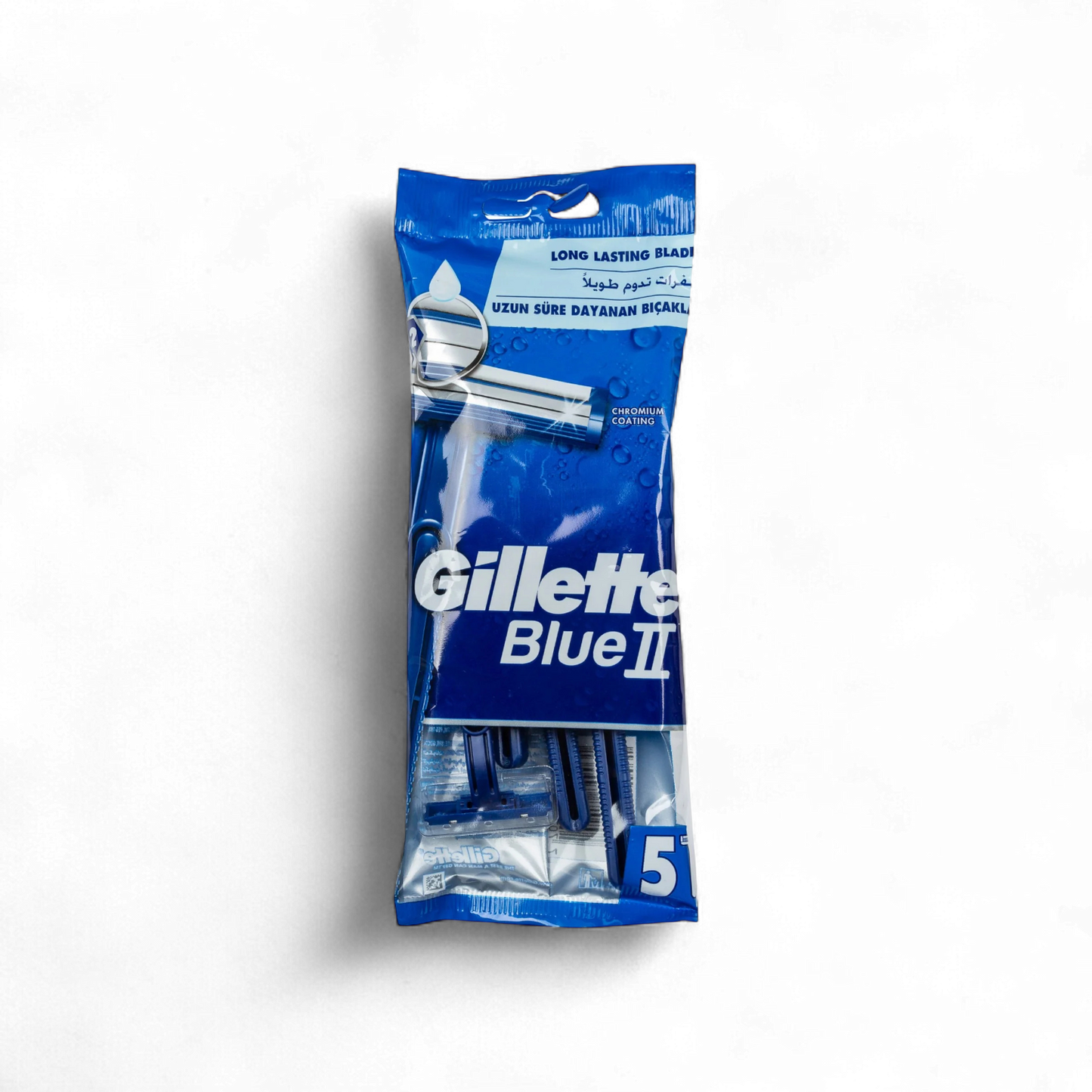 Gillette Blue 2 Plus Disposable Razors - 5 Pcs