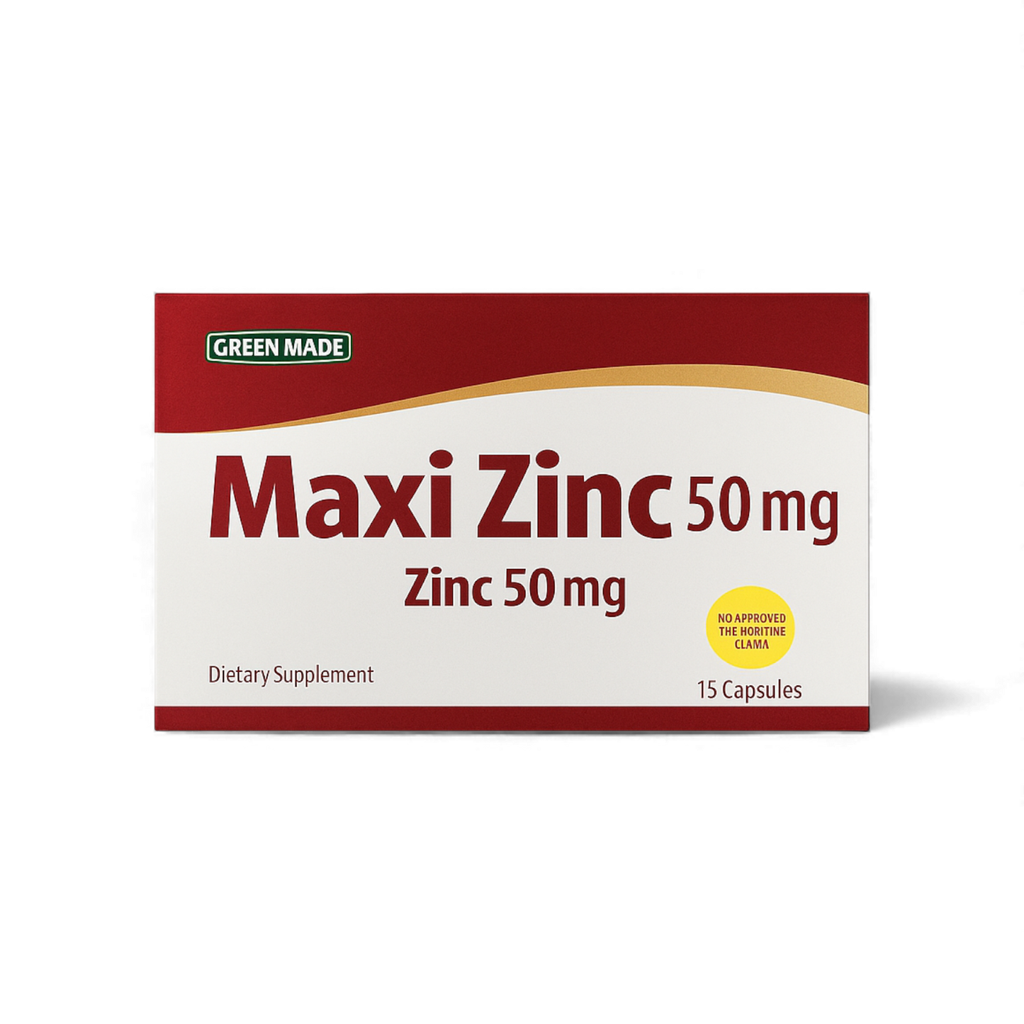 Green Made – Maxi Zinc 50 mg (15 Capsules)