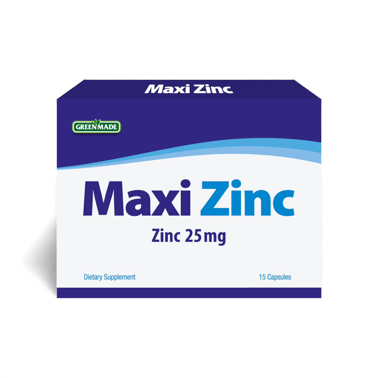 Green Made – Maxi Zinc 25 mg (15 Capsules)