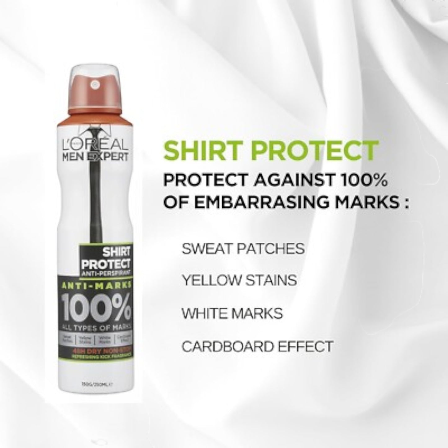 L’Oréal Men Expert Shirt Protect Anti-Perspirant Spray – 150ml