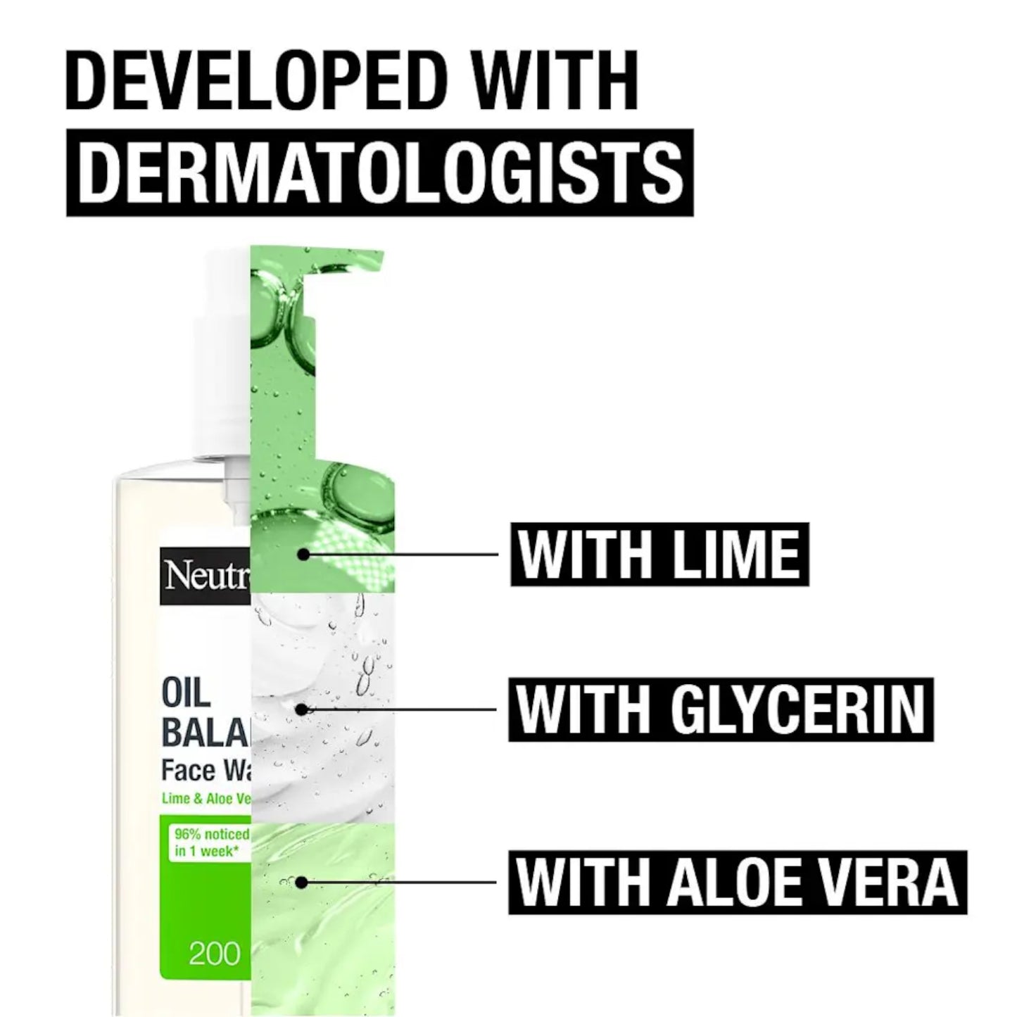 Neutrogena Oil Balancing Lime And Aloe Vera Daily Exfoliator – 150ml