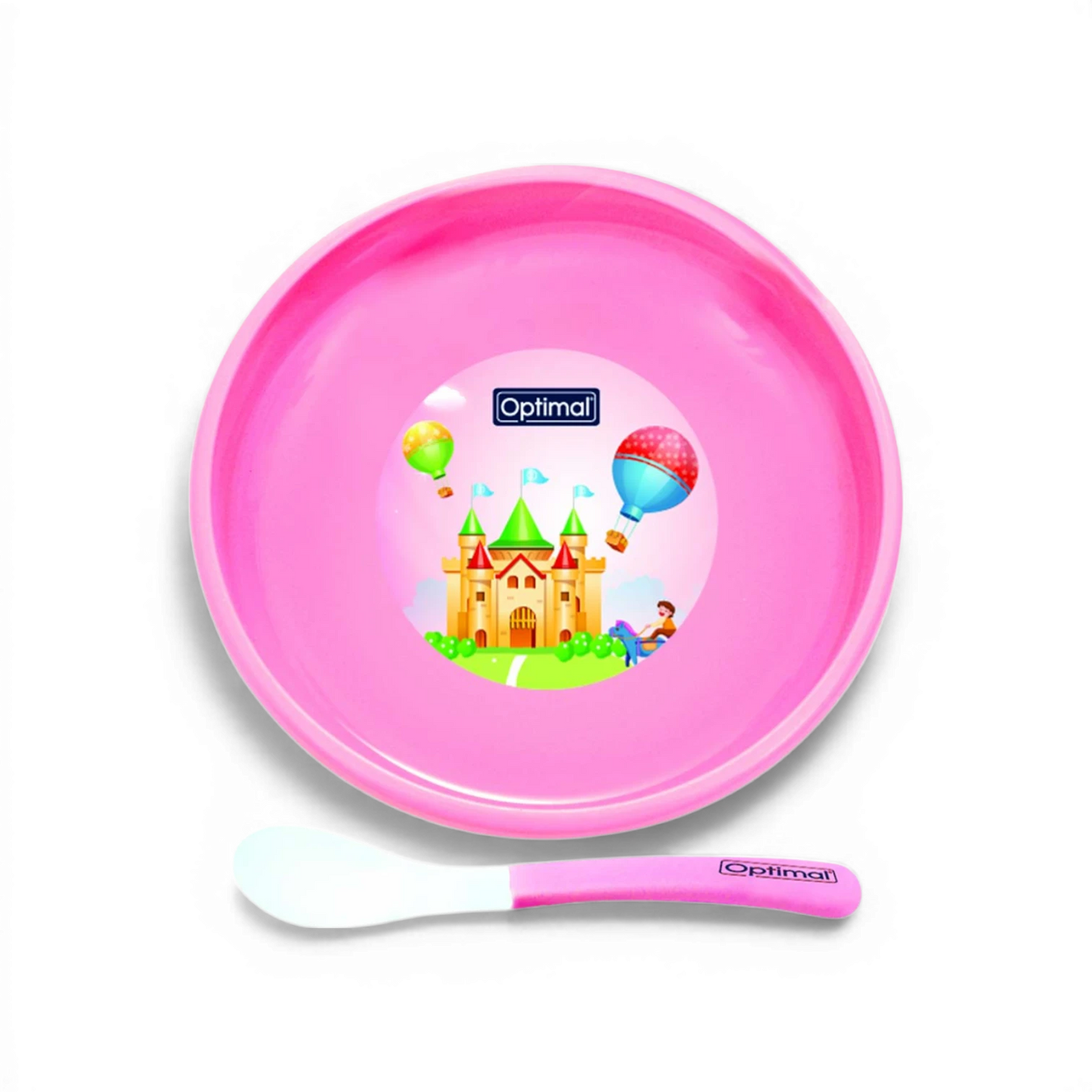 Optimal Non-Slip Feeding Dish Set – 4+ Months – 3 colors
