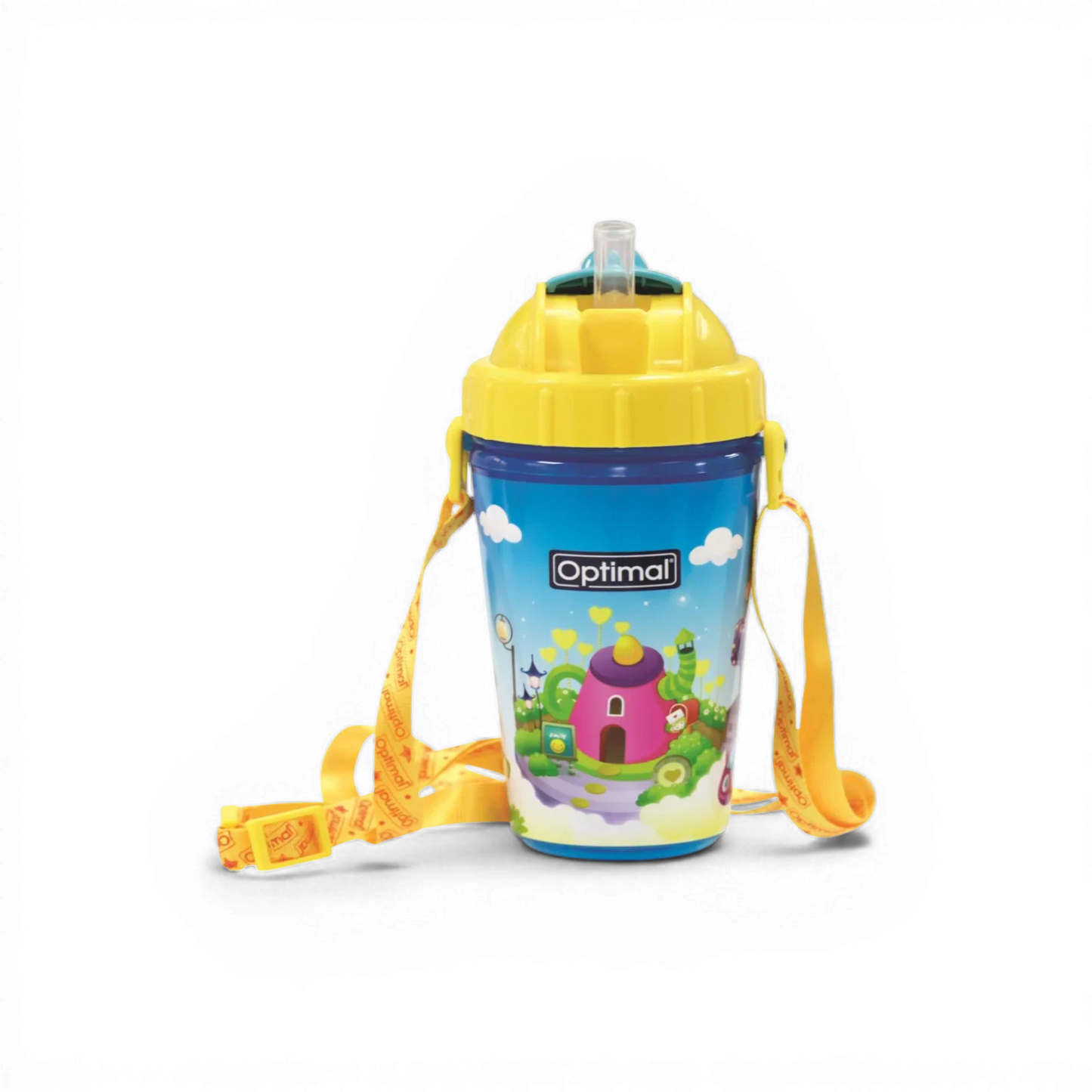 Optimal P.P. Insulated Straw Cup – 350 ml (12+ Months) – Blue
