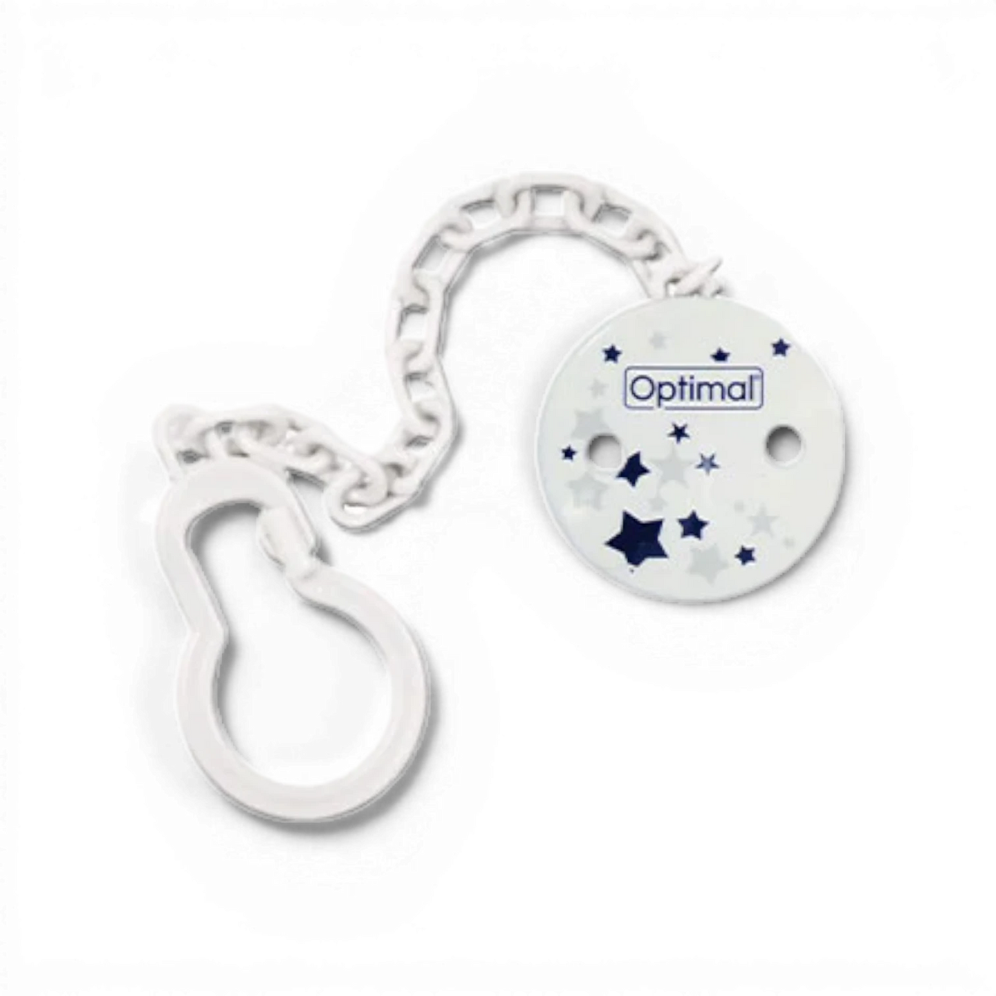 Optimal Pacifier Holder Clip – 0+ Months – Round Shaped (3 Colors)