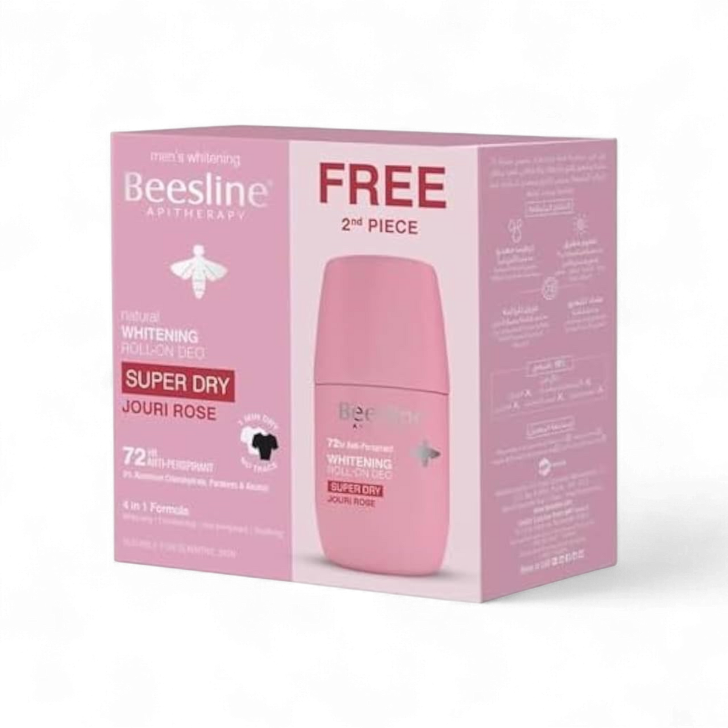 Beesline Whitening Roll-On Deodorant Jouri Rose - Buy 1 Get 1