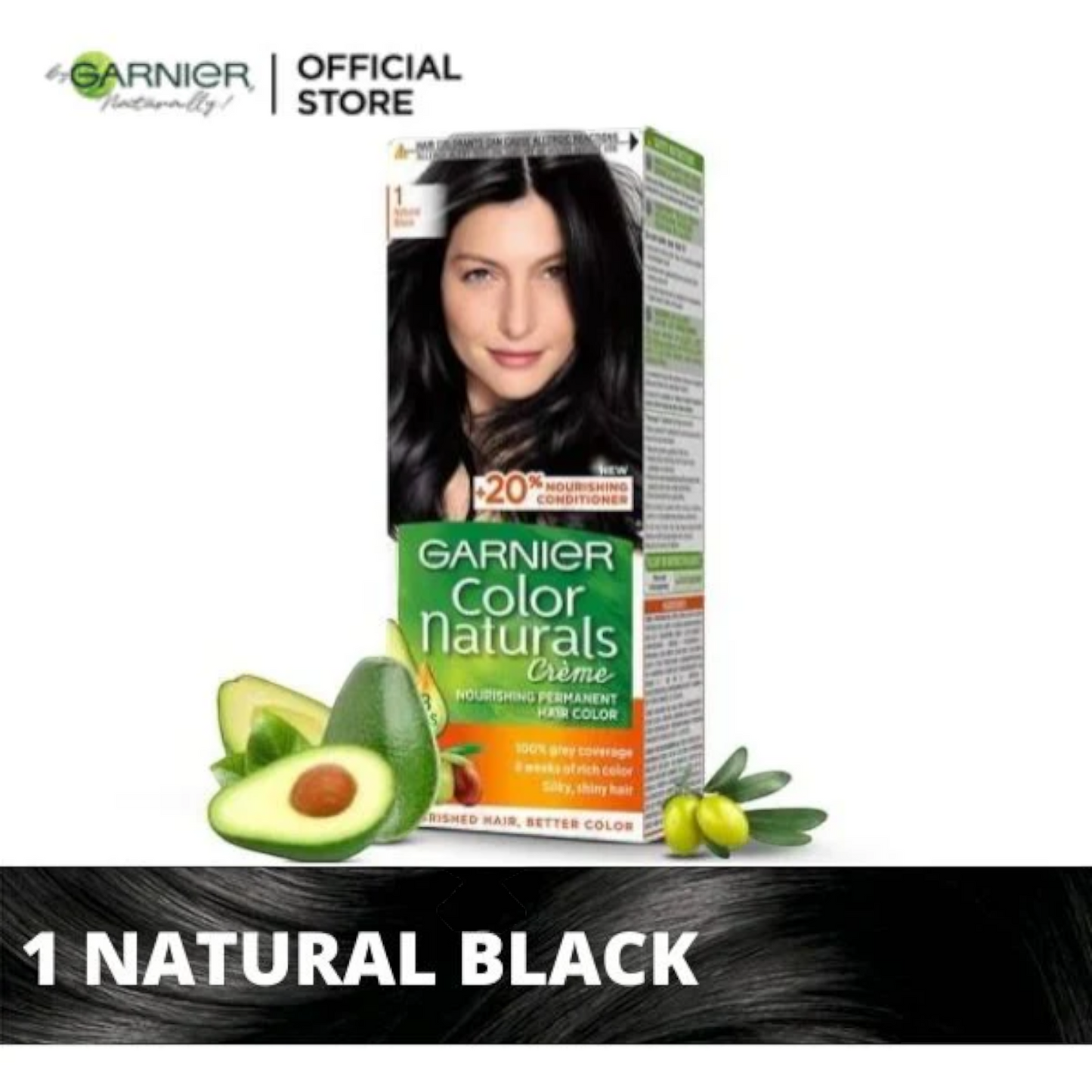 Garnier Color Naturals Crème Permanent Hair Color – 14 Shades Available