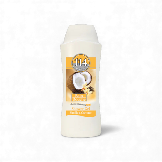 114 Shower Gel 2-in-1 - Vanilla & Coconut 650mL