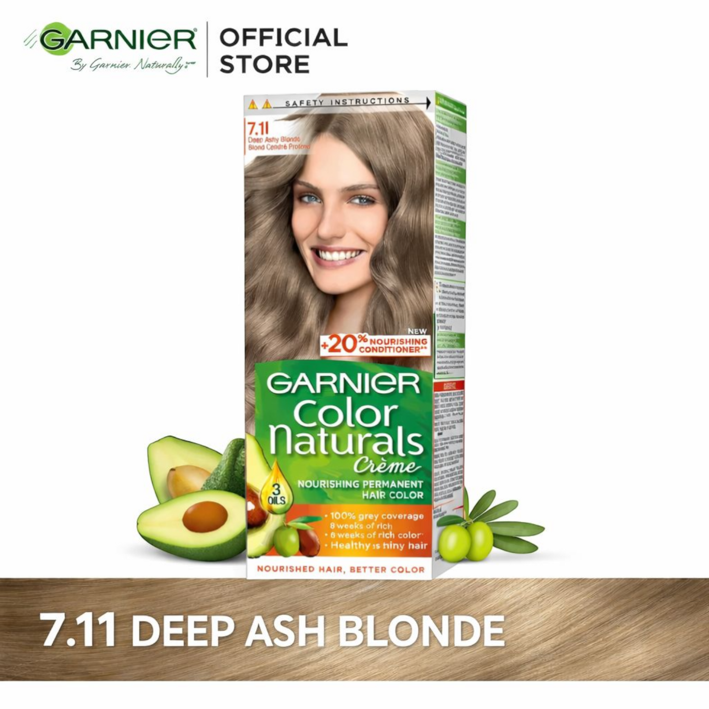 Garnier Color Naturals Crème Permanent Hair Color – 14 Shades Available