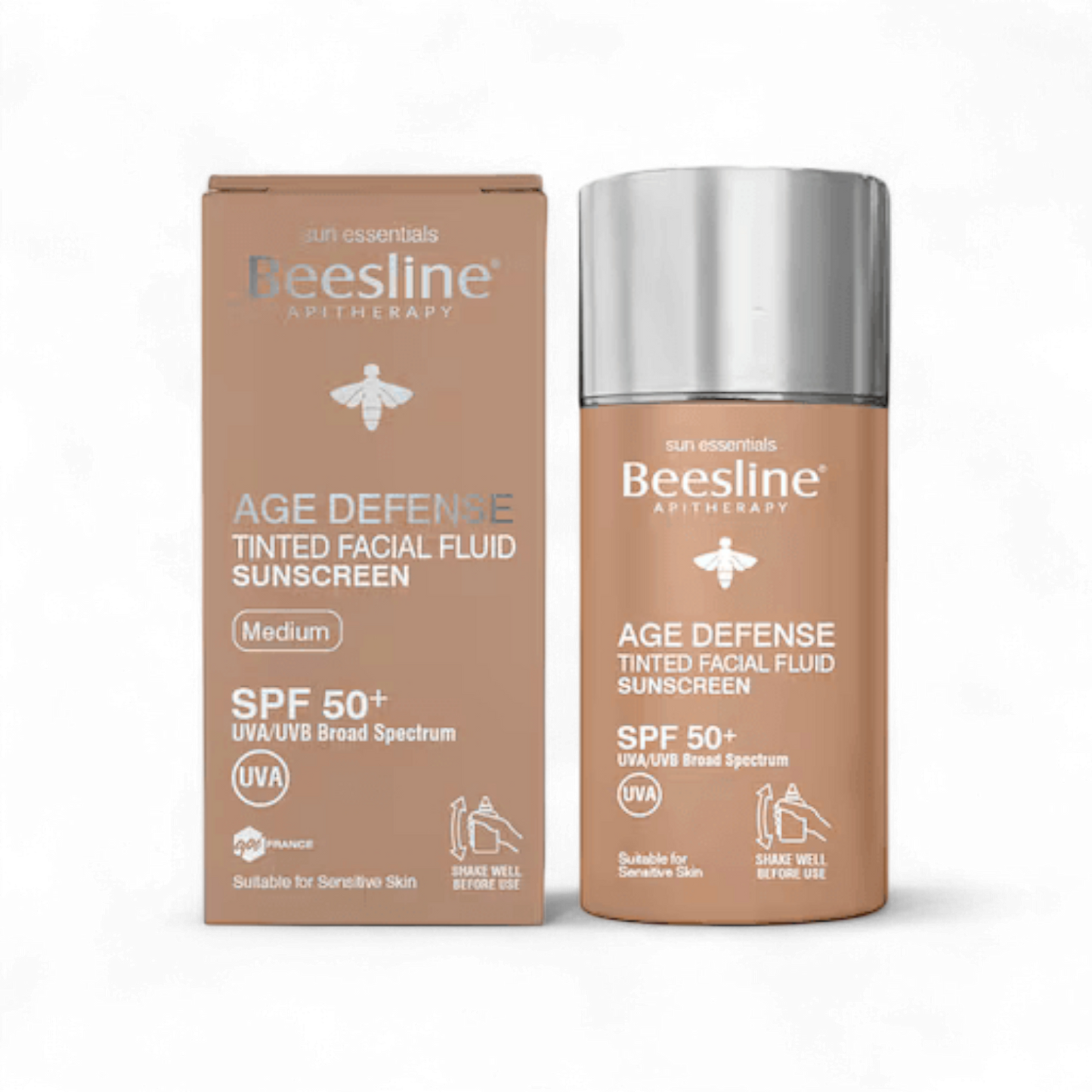 Beesline Age Defense Tinted Facial Fluid Sunscreen - 50ml