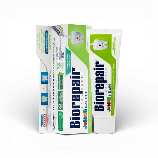 Biorepair Junior Toothpaste 6–12 Years (Delicate Mint) – 75ml