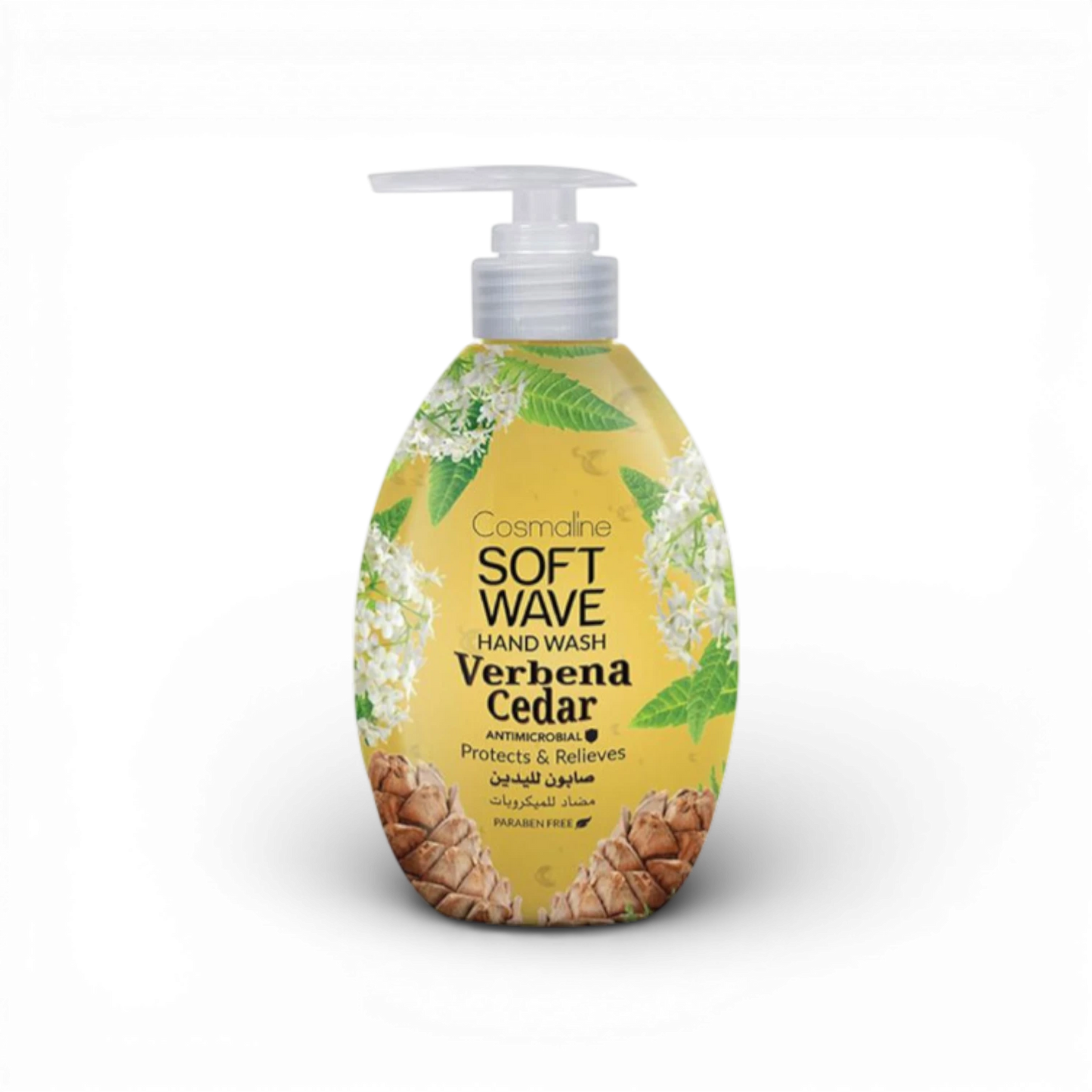 Cosmaline Soft Wave Hand Wash – Verbena Cedar – 550ml
