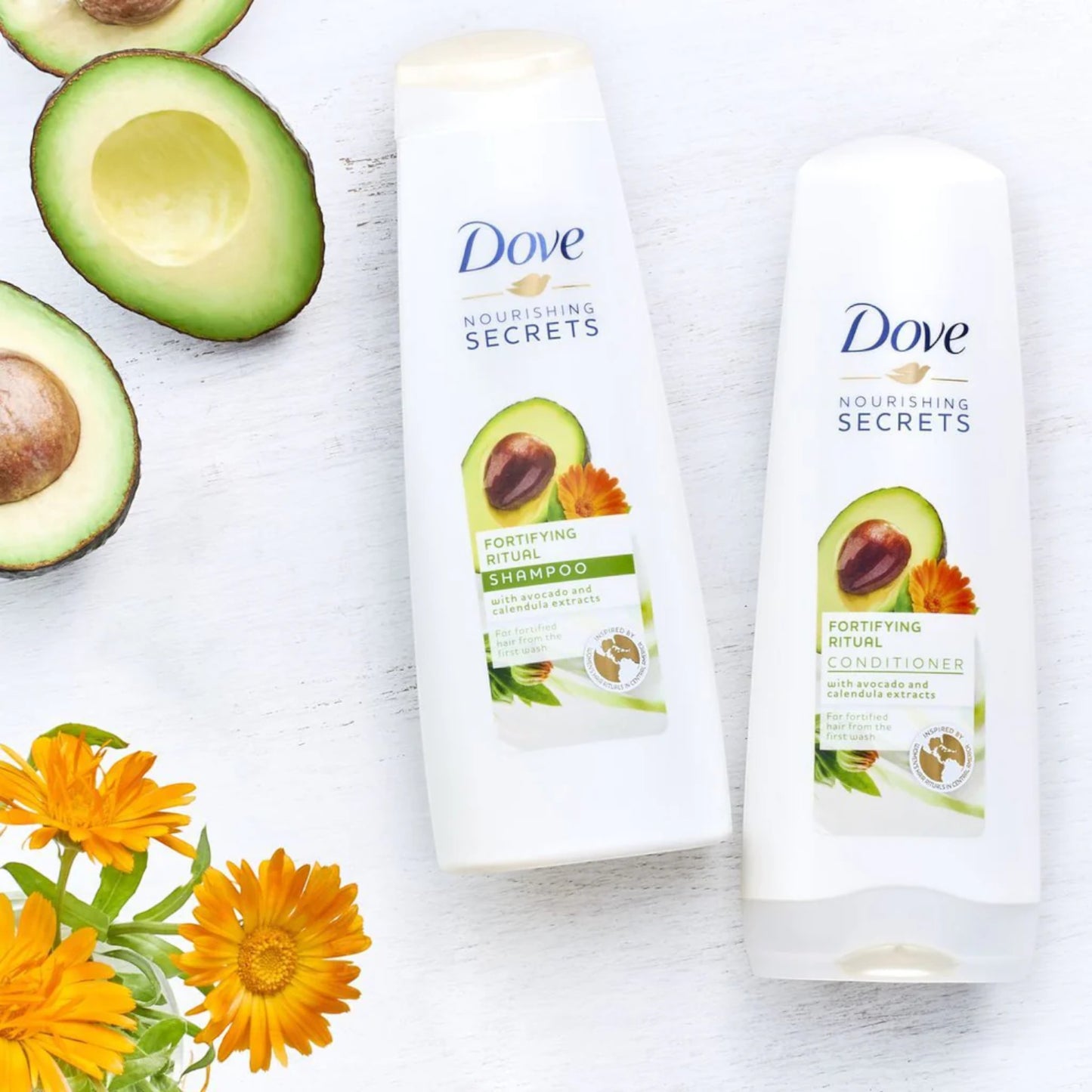 Dove Strengthening Ritual Shampoo with Avocado Oil – 400ml