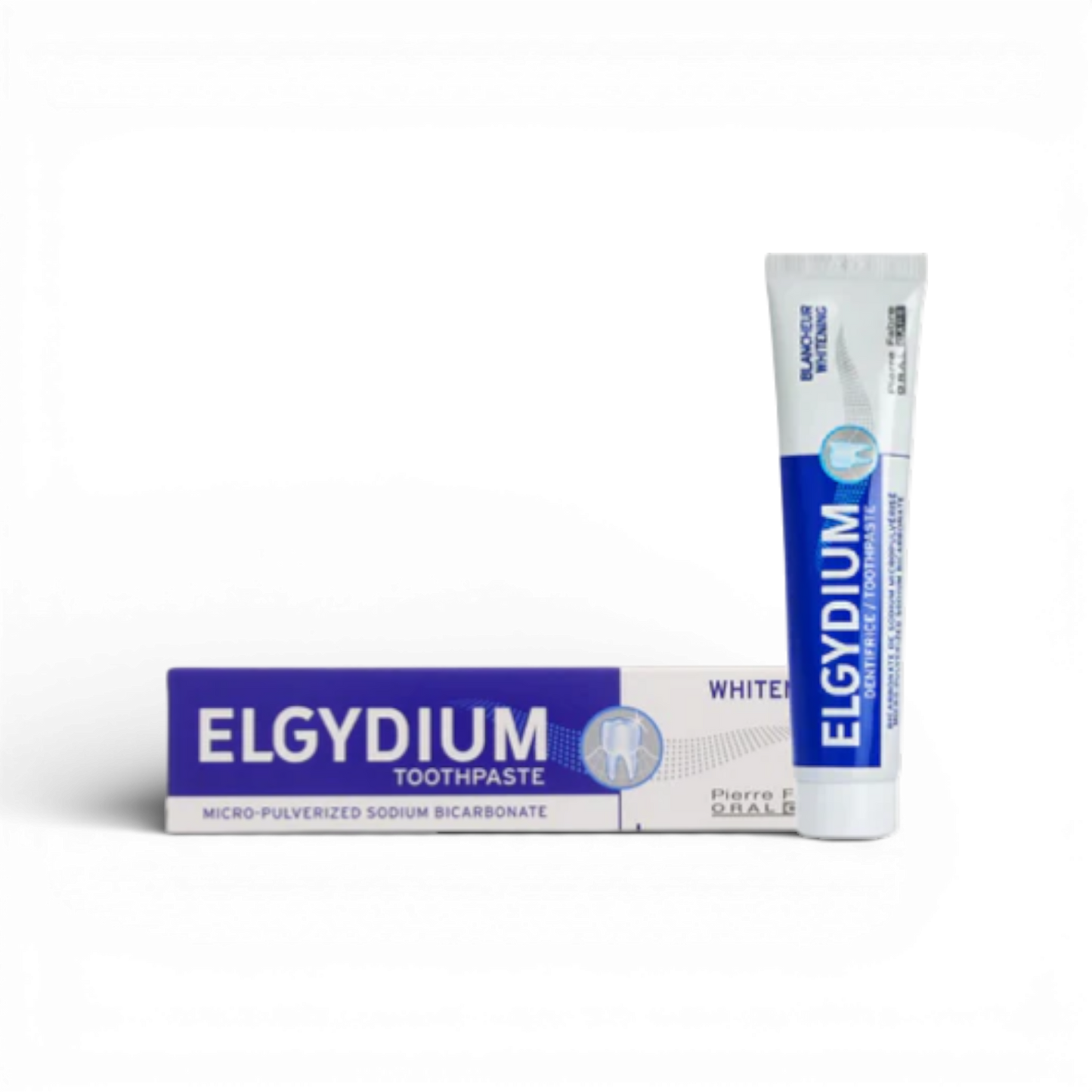 Elgydium Whitening Toothpaste with Micro-Pulverized Sodium Bicarbonate – 75ml