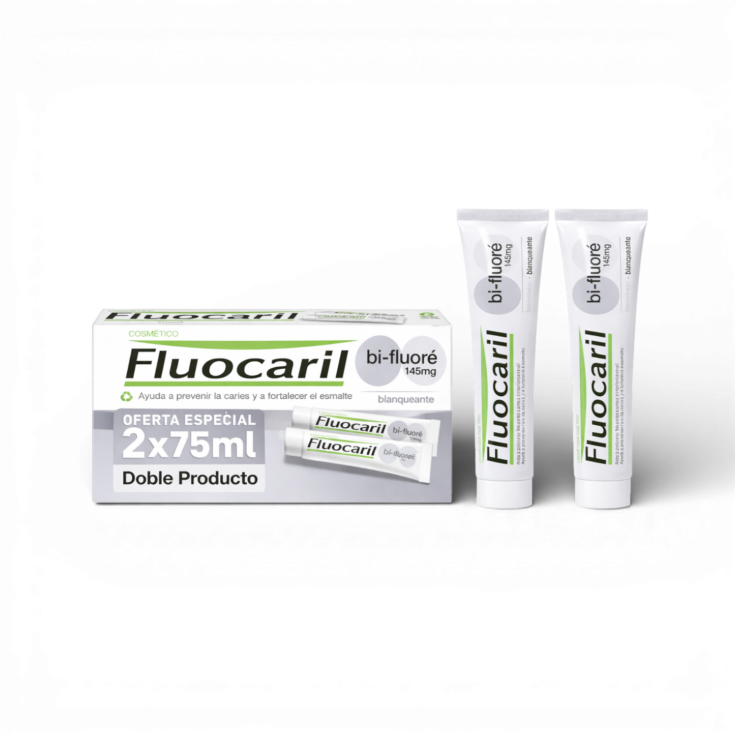 Fluocaril Whitening Toothpaste – 2×75ml