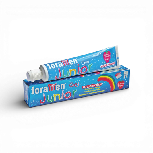 ForaMen Junior Gel Toothpaste Fluor + Calcio Strawberry – 75ml