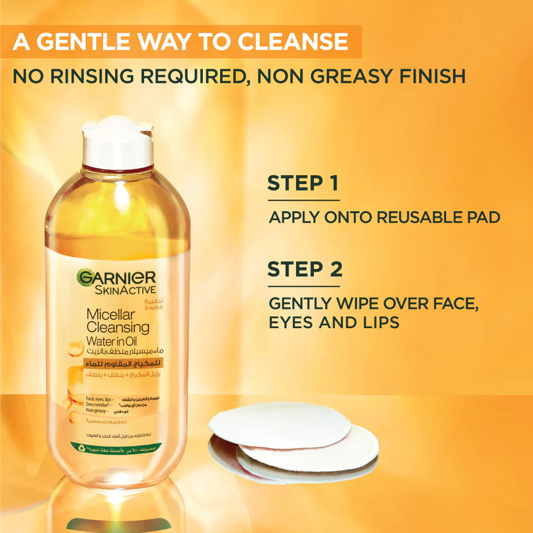 Garnier Micellar Cleansing Water In Oil - 400ml