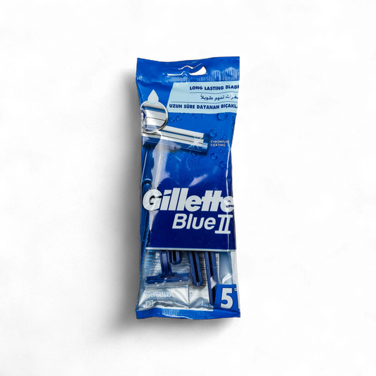 Gillette Blue 2 Plus Disposable Razors - 5 Pcs