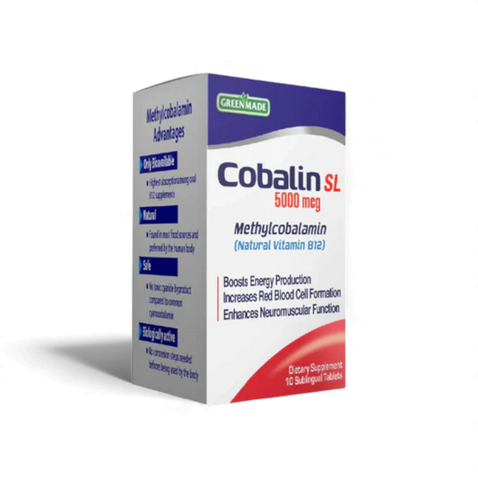 Green Made – Cobalin SL 5000 mcg (10 Sublingual Tablets)