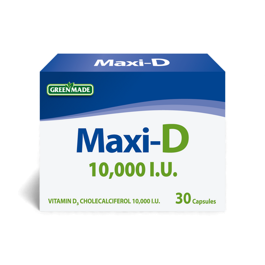 Green Made – Maxi-D 10,000 IU (30 Softgels)