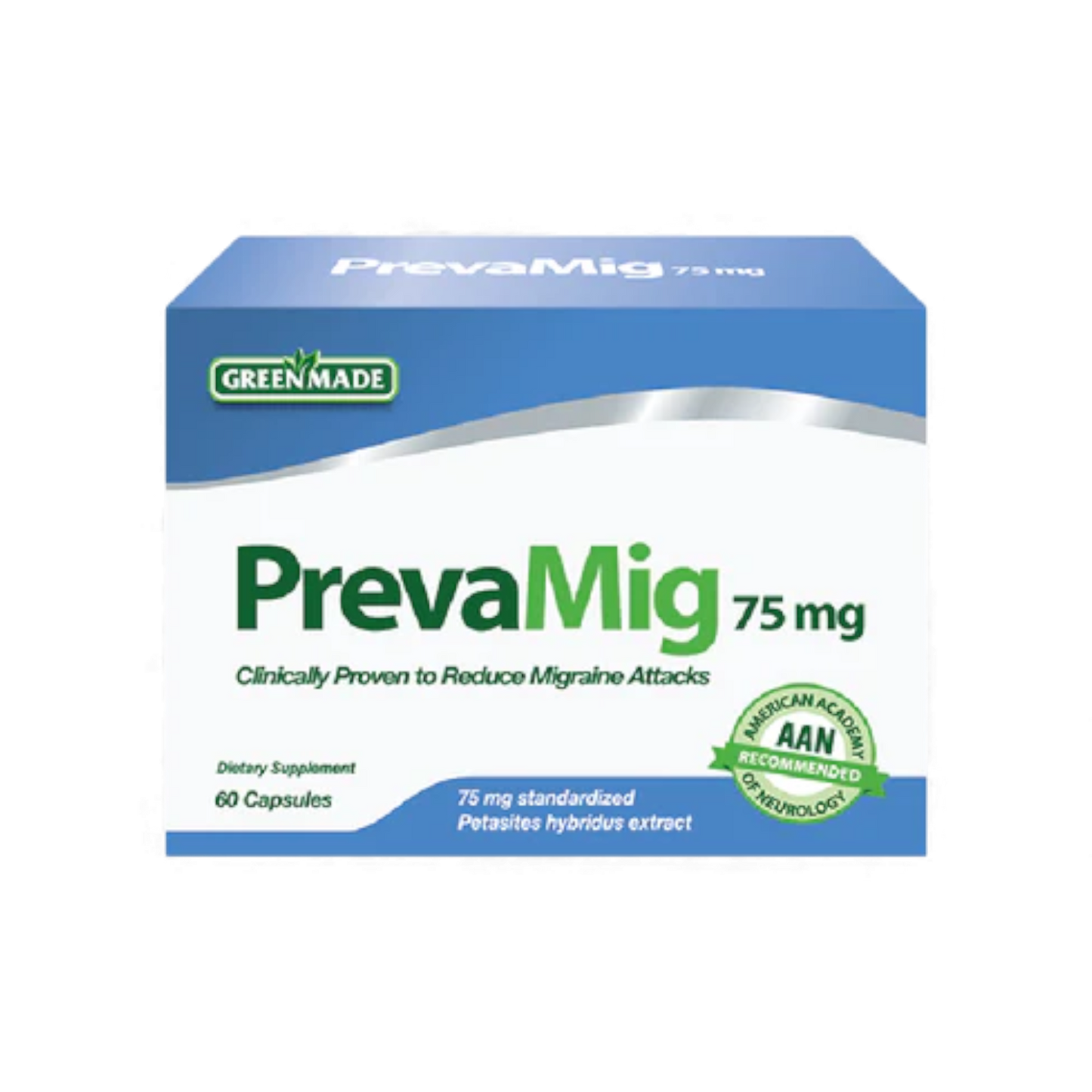Green Made – PrevaMig 75 mg (30 Capsules)