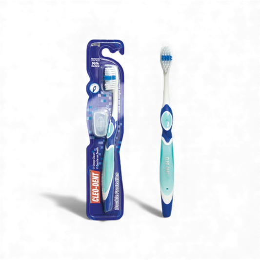 Cleo-Dent Double Protection Toothbrush (Maxi Clean) – Medium