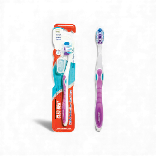 Cleo-Dent Triple Protection (Maxi Clean) Toothbrush – Soft