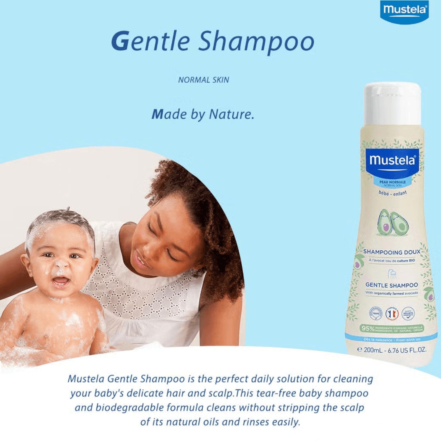 Mustela Baby And Child Gentle Shampoo – 200ml