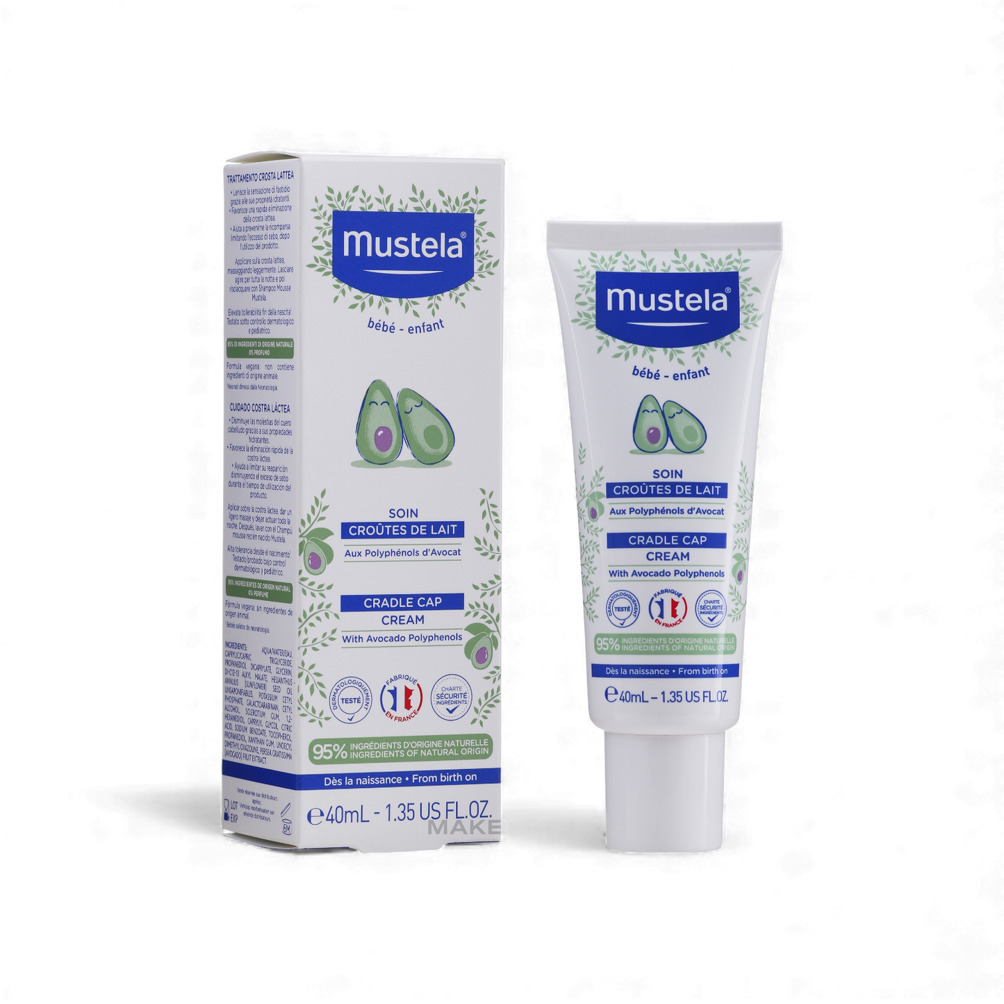Mustela Cradle Cap Cream – 40ml