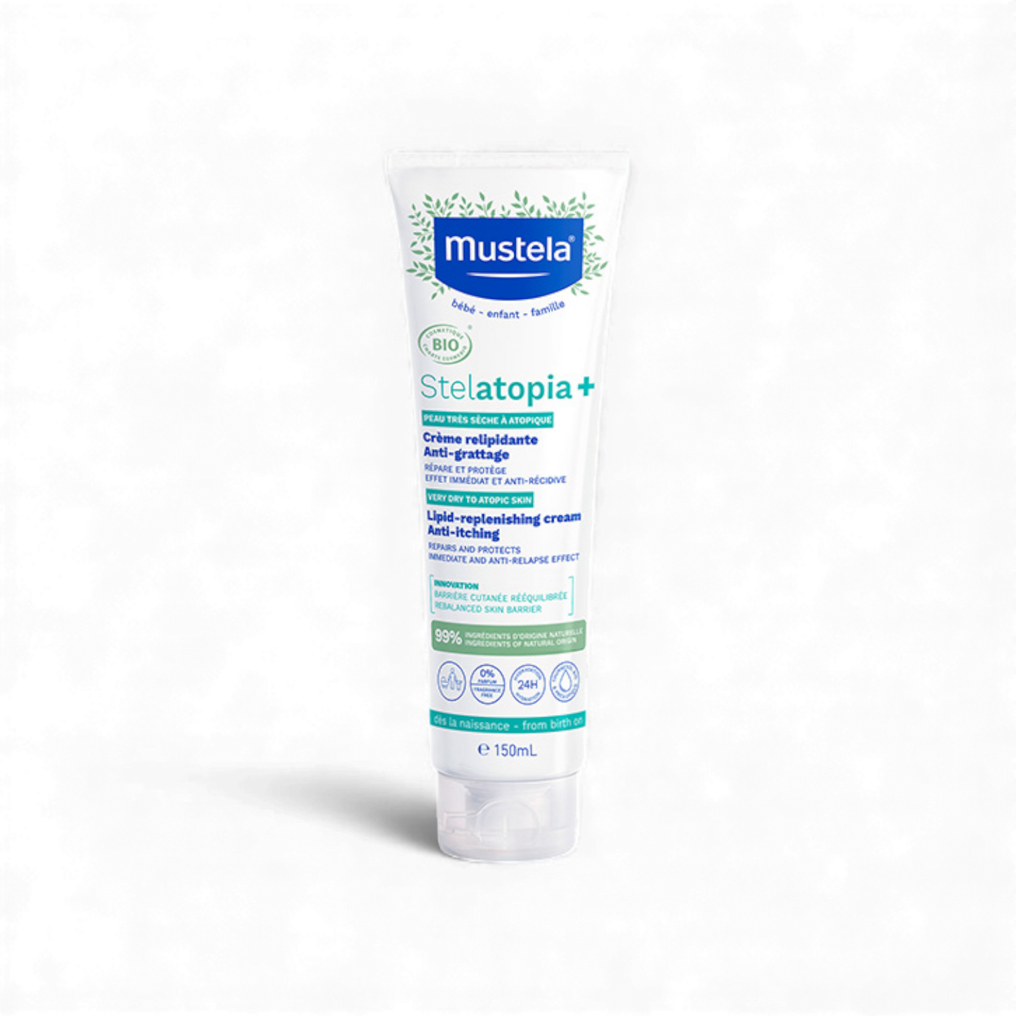 Mustela Lipid-Replenishing Cream, Anti-Itching - 150ml