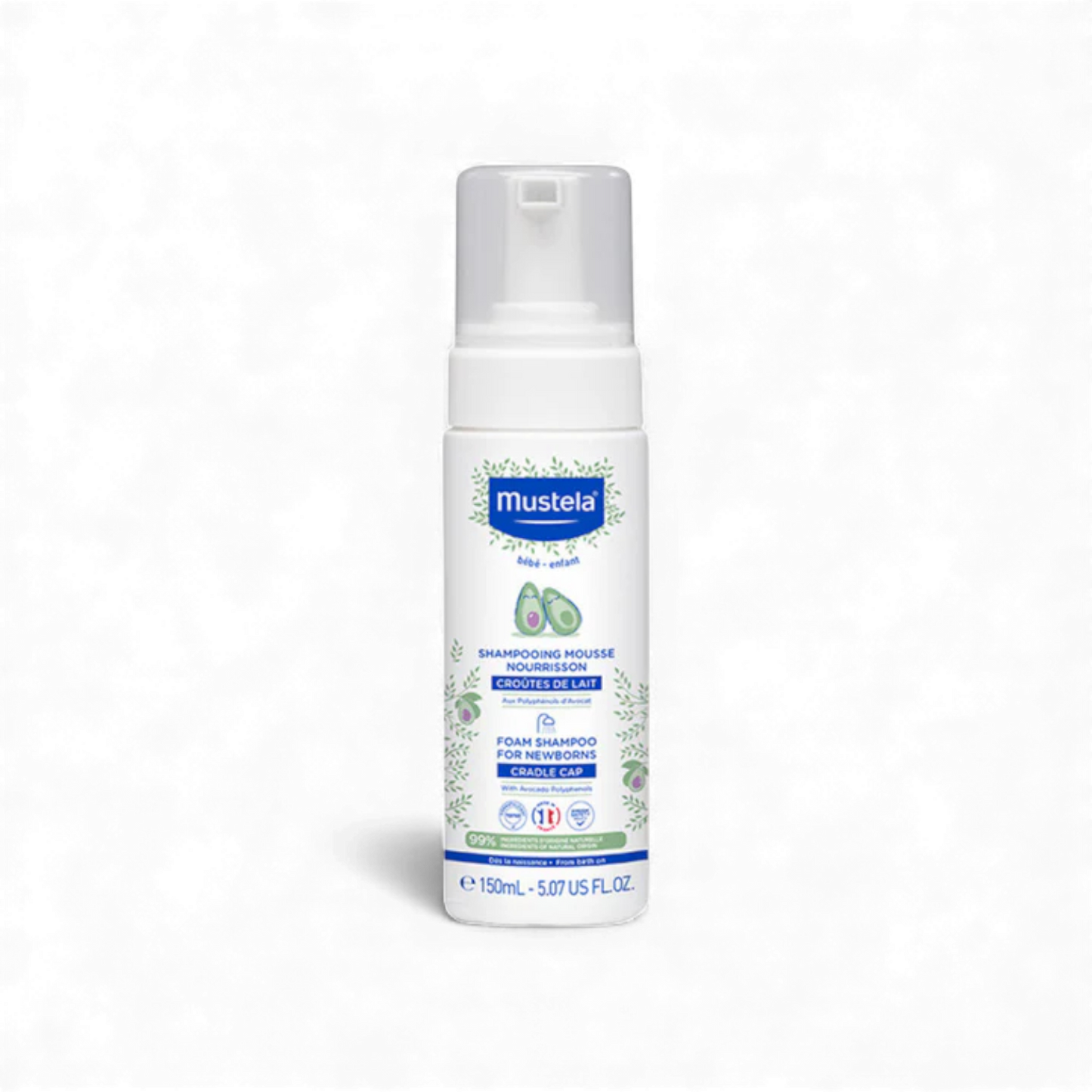 Mustela Newborn Baby Foam Shampoo 150ml