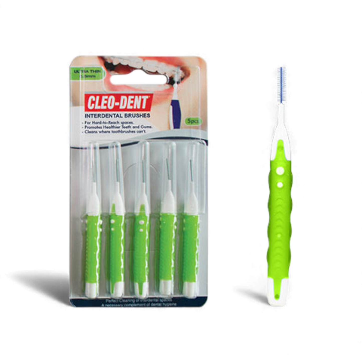 Cleo-Dent Interdental Brush (0.6 mm) – 5 pcs