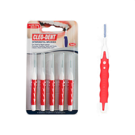 Cleo-Dent Interdental Brush (0.8 mm) – 5 pcs