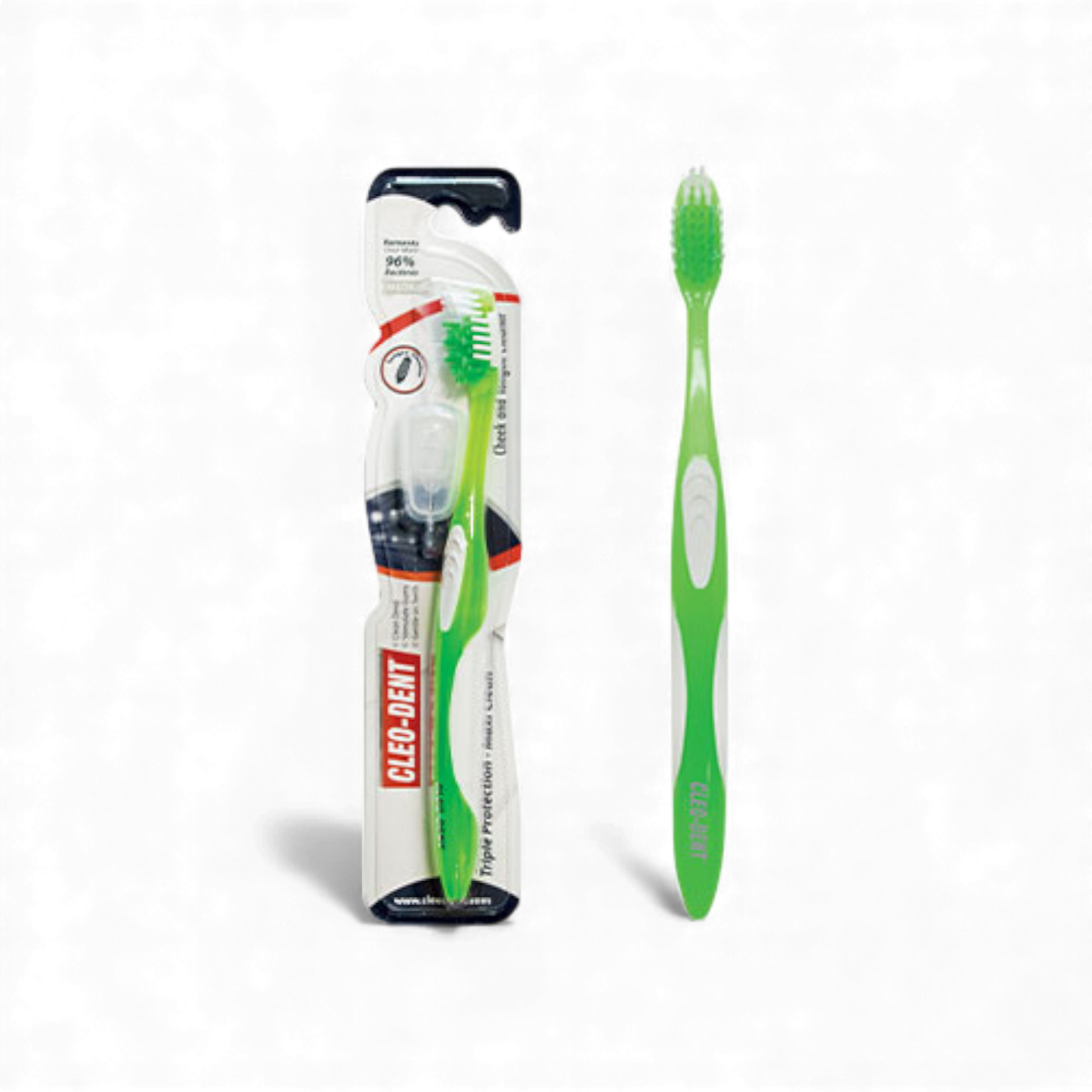 Cleo-Dent Triple Protection (Maxi Care) Toothbrush – Medium
