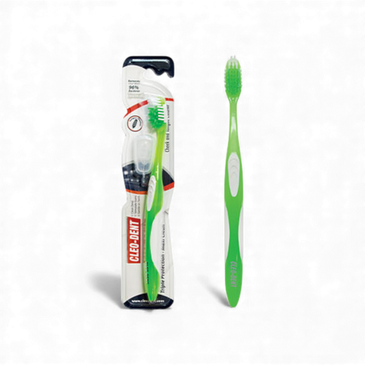 Cleo-Dent Triple Protection (Maxi Care) Toothbrush – Medium