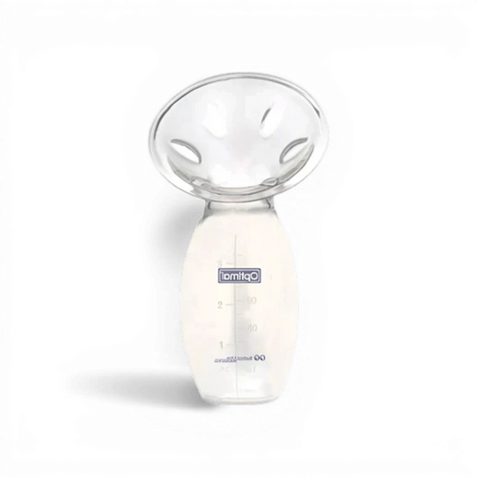 Optimal 1 Piece Manual Silicone Breast Pump – Transparent