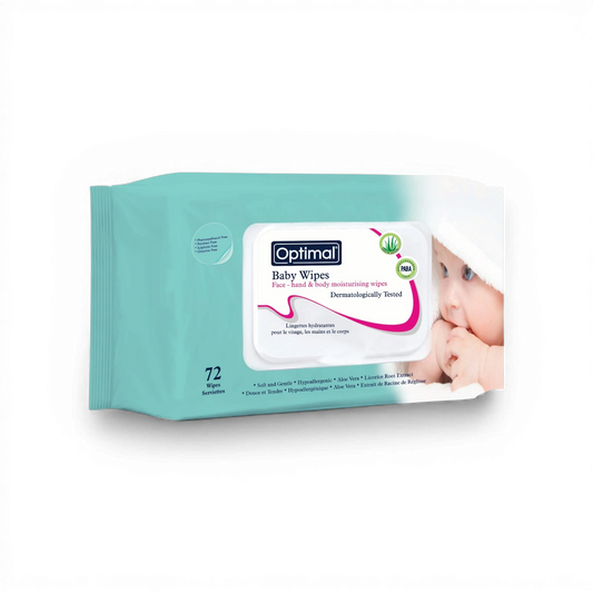 Optimal Baby Wipes – Face, Hand & Body Moisturising Wipes