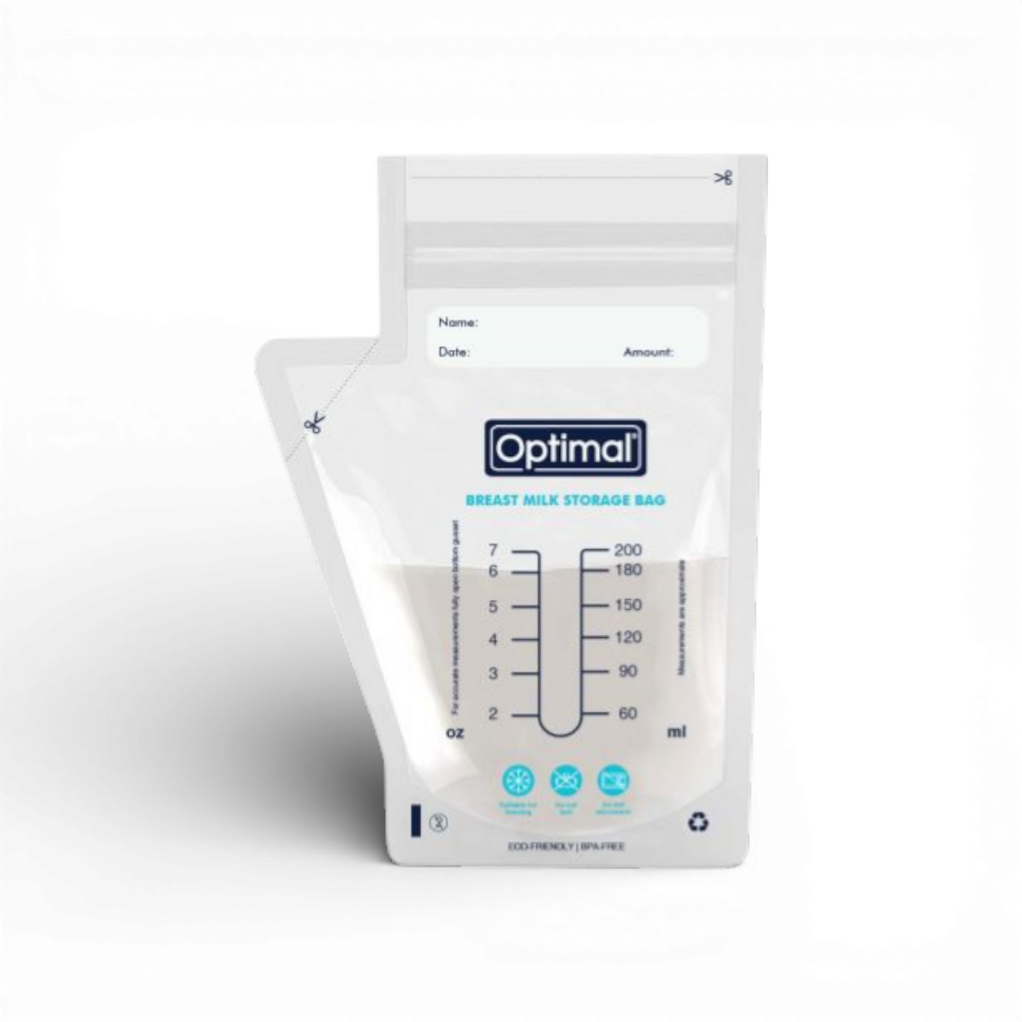 Optimal Breast Milk Storage Bags - 200 ML (25 + 5 Free)