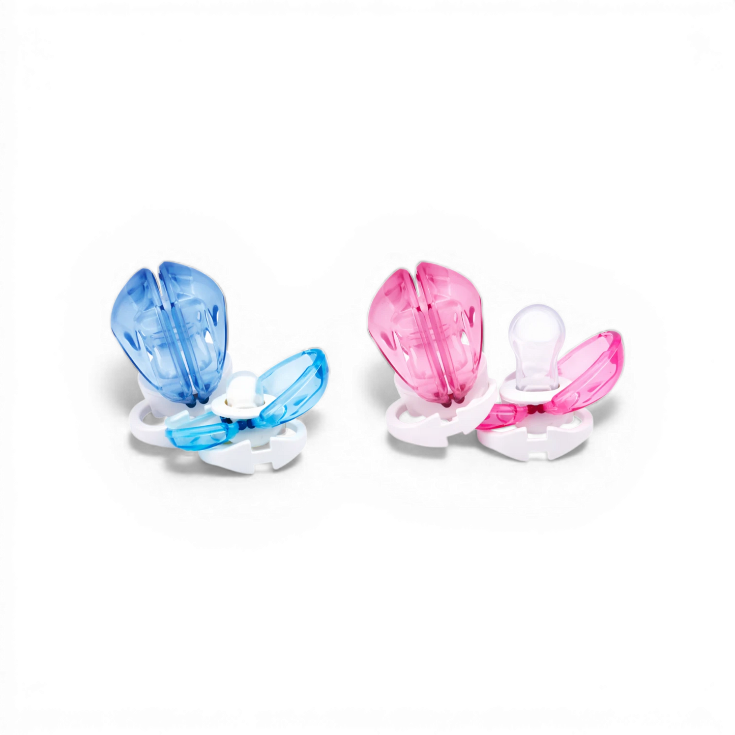 Optimal Dust Free Silicone Pacifier – 6+ Months (2 Pieces) - Blue or Pink