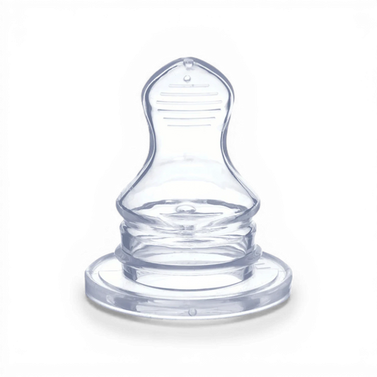 Optimal Orthodontic Silicone Nipples – Anti-Colic System (Wide Neck, Medium Flow, 6–18 Months, 2 Pieces)