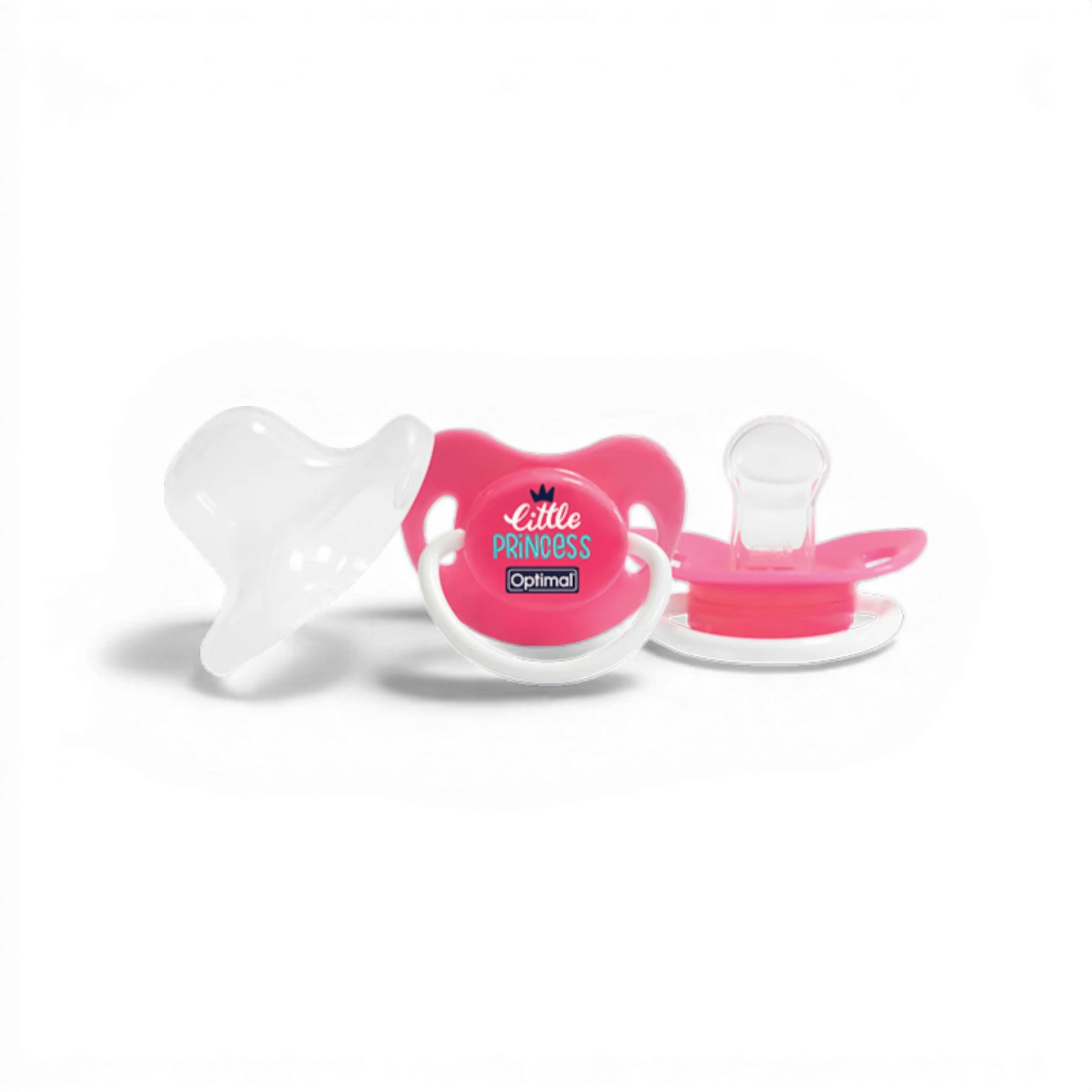 Optimal Silicone Orthodontic Pacifier – 0+ Months – Blue or Pink