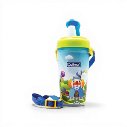 Optimal P.P. Silicone Spout Cup – 350 ml (12+ Months) – Blue