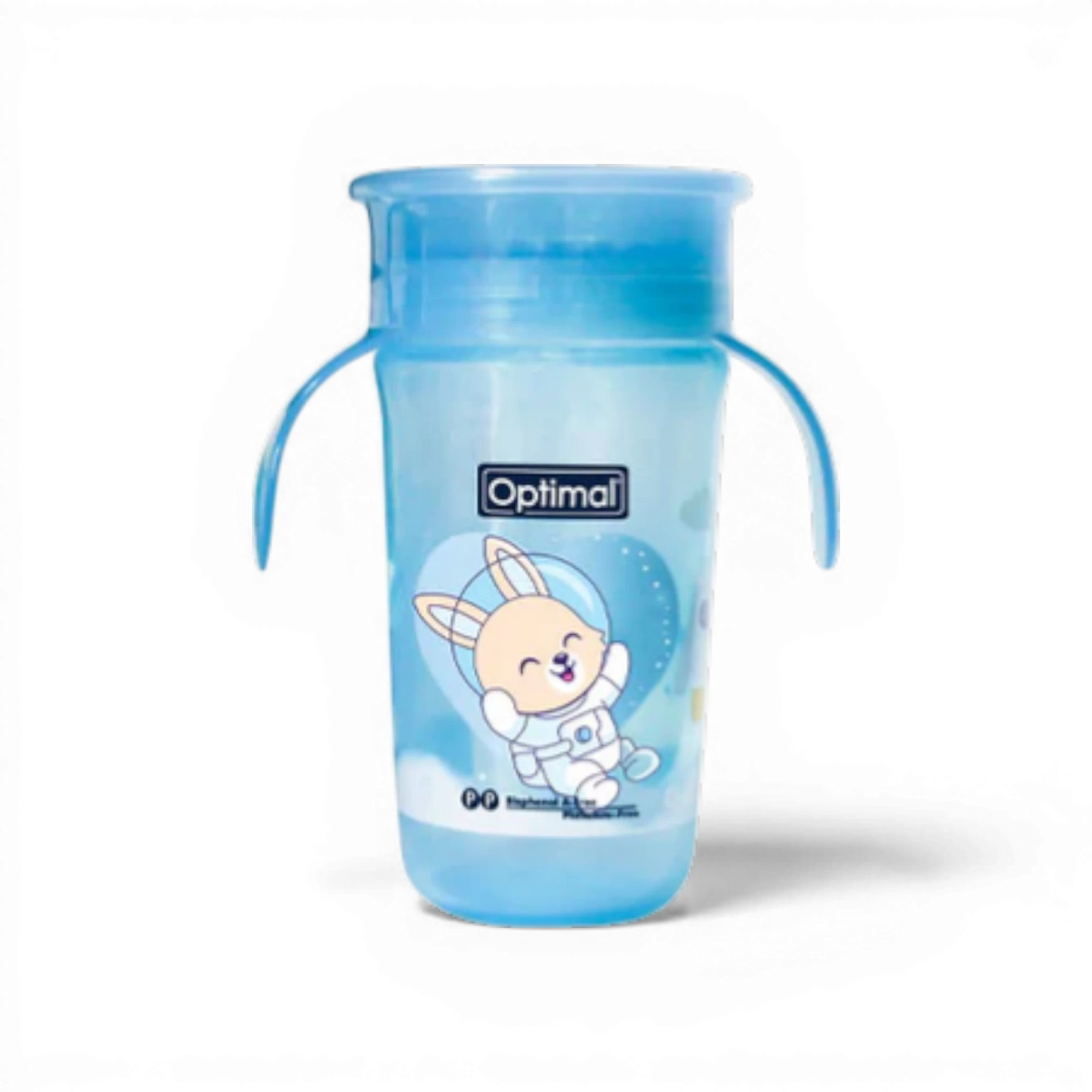 Optimal P.P. Baby Trainer Cup with Handle – 320 ml (9+ Months) – Blue or Pink
