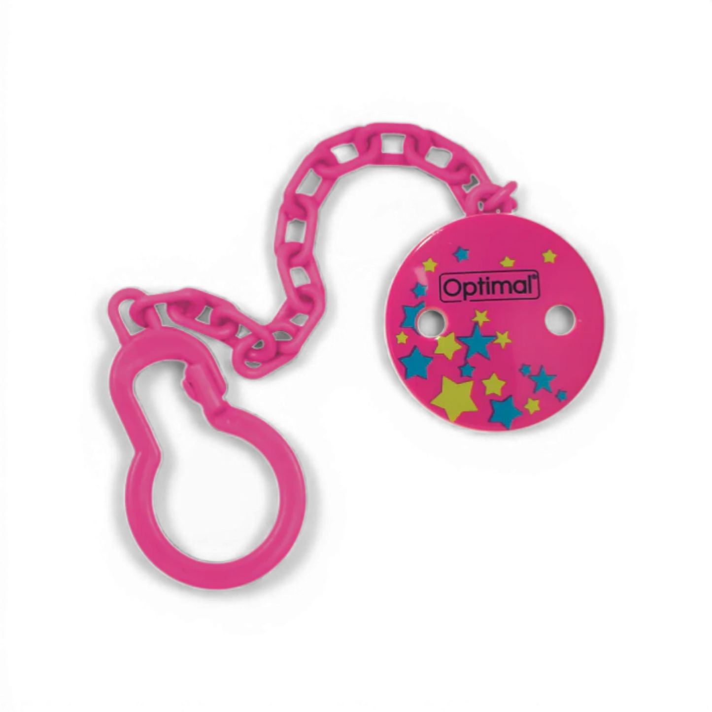 Optimal Pacifier Holder Clip – 0+ Months – Round Shaped (3 Colors)