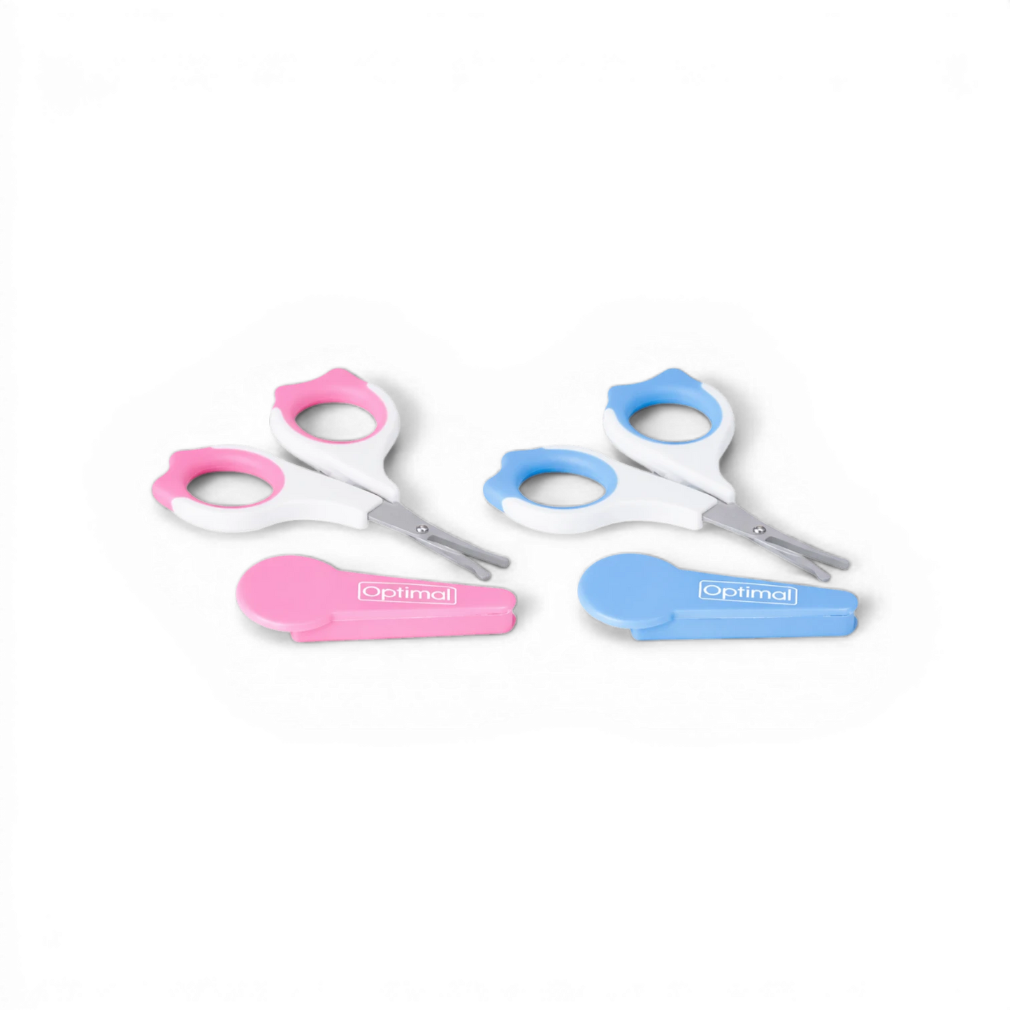 Optimal Safe Baby Scissors – 0–12 Months – Blue or Pink