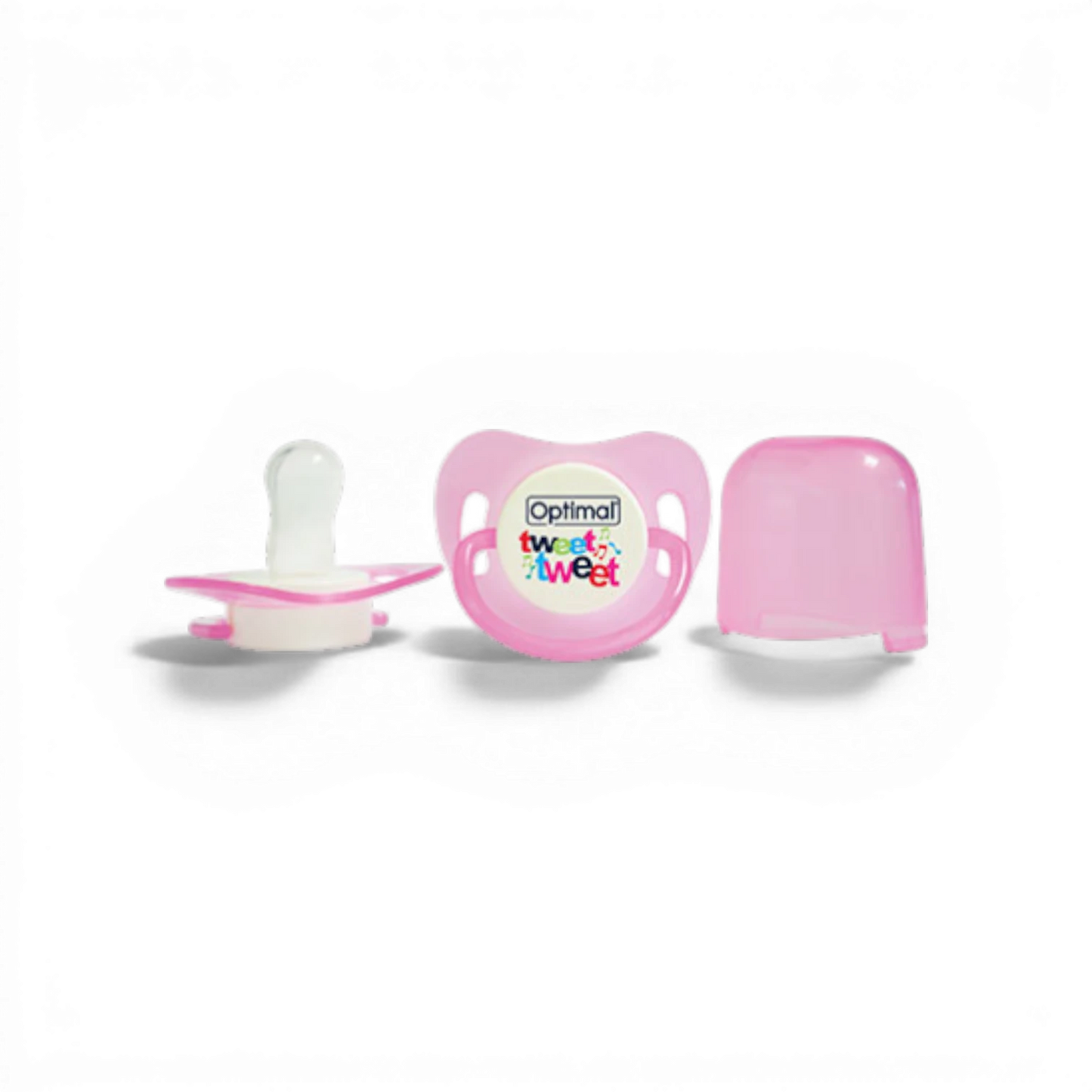 Optimal Orthodontic Silicone Pacifier – 0+ Months – Blue or Pink